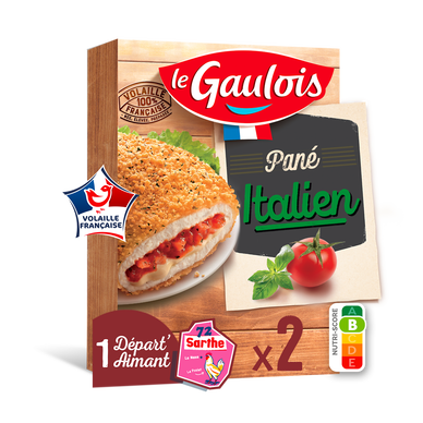 Pané Italien aux tomates cuisinées, LE GAULOIS, France, 2 pièces, 200g