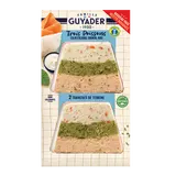 Terrine aux 3 poissons GUYADER, 2 tranches, 120g