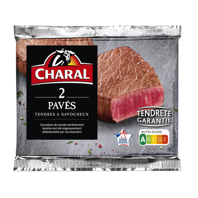 Viande Bovine Pavé *** à griller CHARAL - 2 pièces
