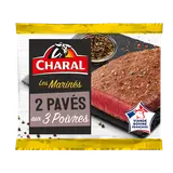 Pavé de boeuf aux 3 poivres CHARAL - 2x130g - 260g