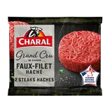 Steak haché Faux filet Grand cru 10%MG CHARAL - 2x130g - 260g