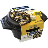 Cocotte moule cuite, Mytilus Edulis, cuisiné à la crème, transformé enFrance, barquette 500g