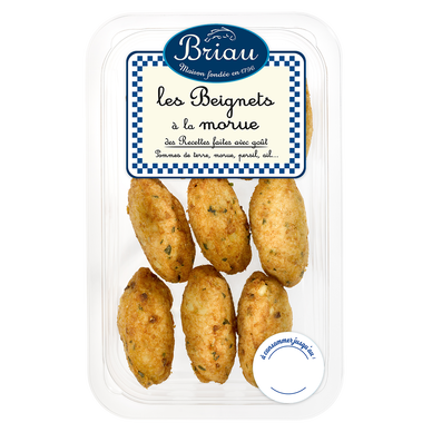 Beignets à la morue, transformé en France, barquette 240g