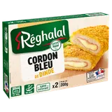 Cordon bleu de dinde halal, REGHALAL, 2 pièces, 200g