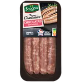 Chipolata supérieure, SOCOPA, France, 4 pièces, barquette, 220g