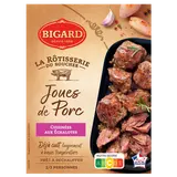 Joue de porc cuite et sauce échalote, BIGARD, France, barquette, 400g