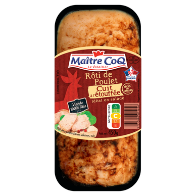 Rôti de filet de poulet cuit, MAITRE COQ, France, 450g