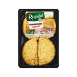 Cordon bleu de volaille, RHEGALAL, 8 pièces, Barquette, 1kg