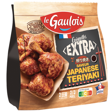 Grignotte de poulet extra teriyaki, LE GAULOIS, France, sous sac, 250g