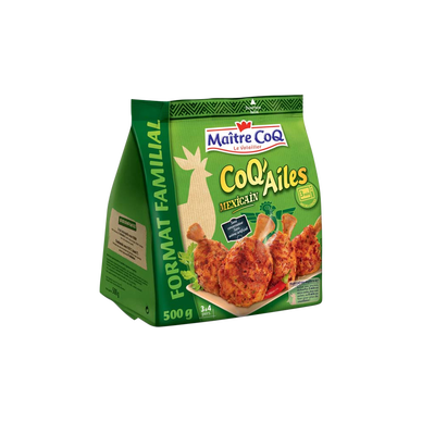 Coq'ailes à la Mexicaine, MAITRE COQ, Sachet, 500g