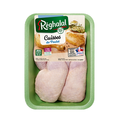Cuisse de poulet blanc, REGHALAL, France, 4 pièces