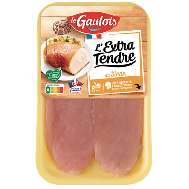 Escalope de dinde extra tendre, LE GAULOIS, 2 pièces.