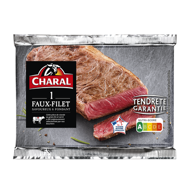 Viande Bovine Faux filet *** à griller CHARAL - 1 pièce