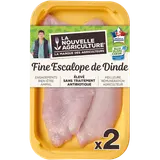 Fine escalope de dinde, LA NOUVELLE AGRICULTURE, France, 2 pièces