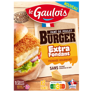 Pané burger extra fondant, LE GAULOIS, France, étui, 180g