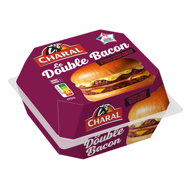 Double bacon burger Charal 1x195g