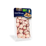 Encornet géant cuit coupé lamelles, transformé Espagne, skin pack, 200g