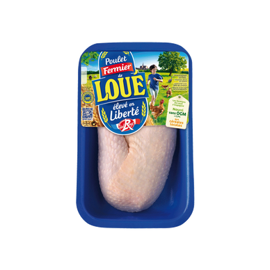Cuisse de poulet blanc, LOUE, 1 pièce