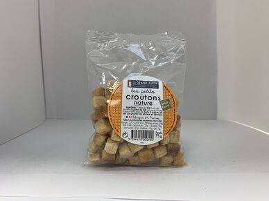 CROUTONS NATURE, LE GRAND LEJON, sachet de 75g