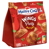 Découpe de Poulet Wings Party nature, MAITRE COQ, Sac, 400g