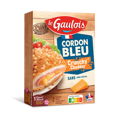 Cordon bleu cheddar, LE GAULOIS, France, 2 pièces, 200g