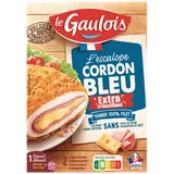 Escalope de dinde cordon bleu extra croustillants, LE GAULOIS, 2 pièces, étui, 200g