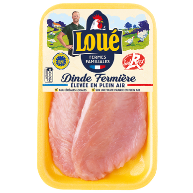 Escalope de dinde, LOUE, France, 2 pièces