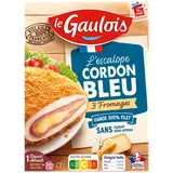 Cordon bleu de poulet 3 fromages, LE GAULOIS, 2 pièces, 200g