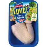 Cuisse de poulet blanc, LOUE, France, 2 pièces