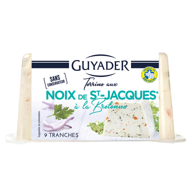 Terrine aux noix de Saint Jacques à la bretonne GUYADER, 350g