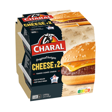 Burger Cheese CHARAL - 2x145g - 290g