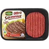 Préparation à base de viande haché bovine, ultra savoureux, 15% Matière grasse, SOCOPA, France, 2 pièces soit 200g