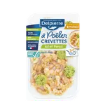 Queue crevette décortiquée à poêler ail/persil, DELPIERRE, Transforméeen France, barquette 180g