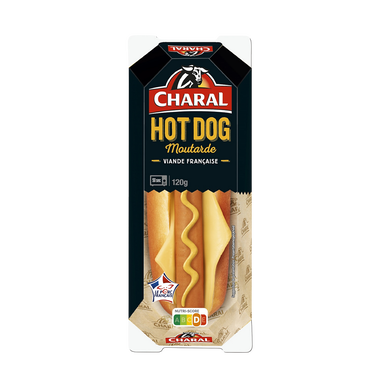 Hot Dog moutarde CHARAL - 120g