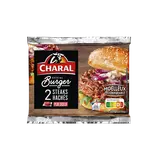 Steak haché pur boeuf Spécial burger CHARAL - 2x100g - 200g