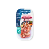 Crevette décortiquée nature, Penaeus vannamei, transformée en France,barquette, 140g