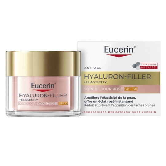Soin de Jour Rosé Anti-Âge Spf 30 Hyaluron‑Filler + Elasticity EUCERIN