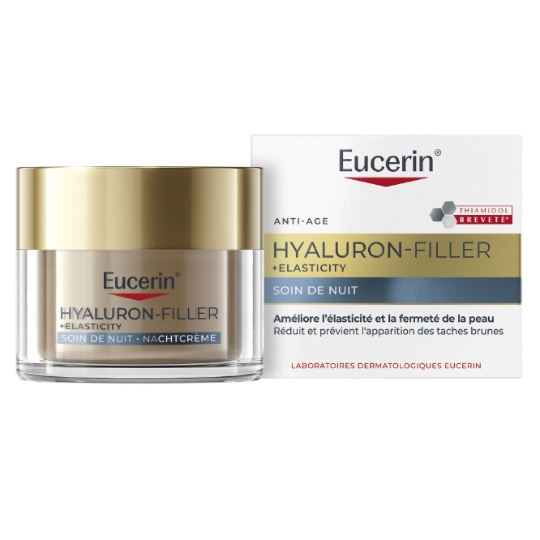 Soin de Nuit Anti-Âge Hyaluron‑Filler + Elasticity EUCERIN