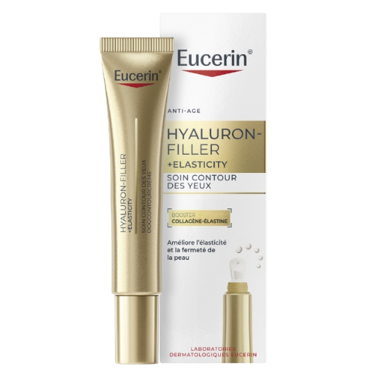 Soin Contour des Yeux Anti-Âge Hyaluron‑Filler + Elasticity EUCERIN