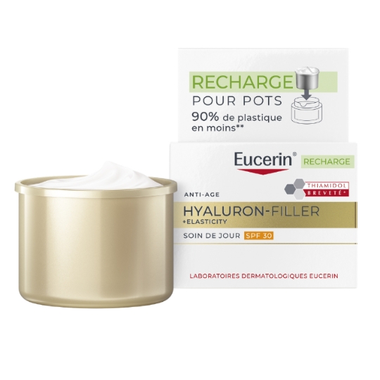 Recharge Soin de Jour Anti-Âge Spf 30 Hyaluron‑Filler + Elasticity EUCERIN