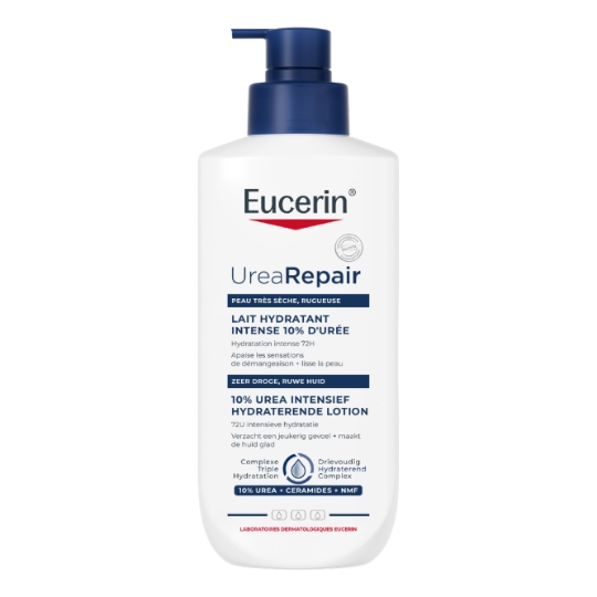 Lait Corps Urea Repair Hydratant Intense 10% Urée pour Peau Très Sèche, Rugueuse EUCERIN