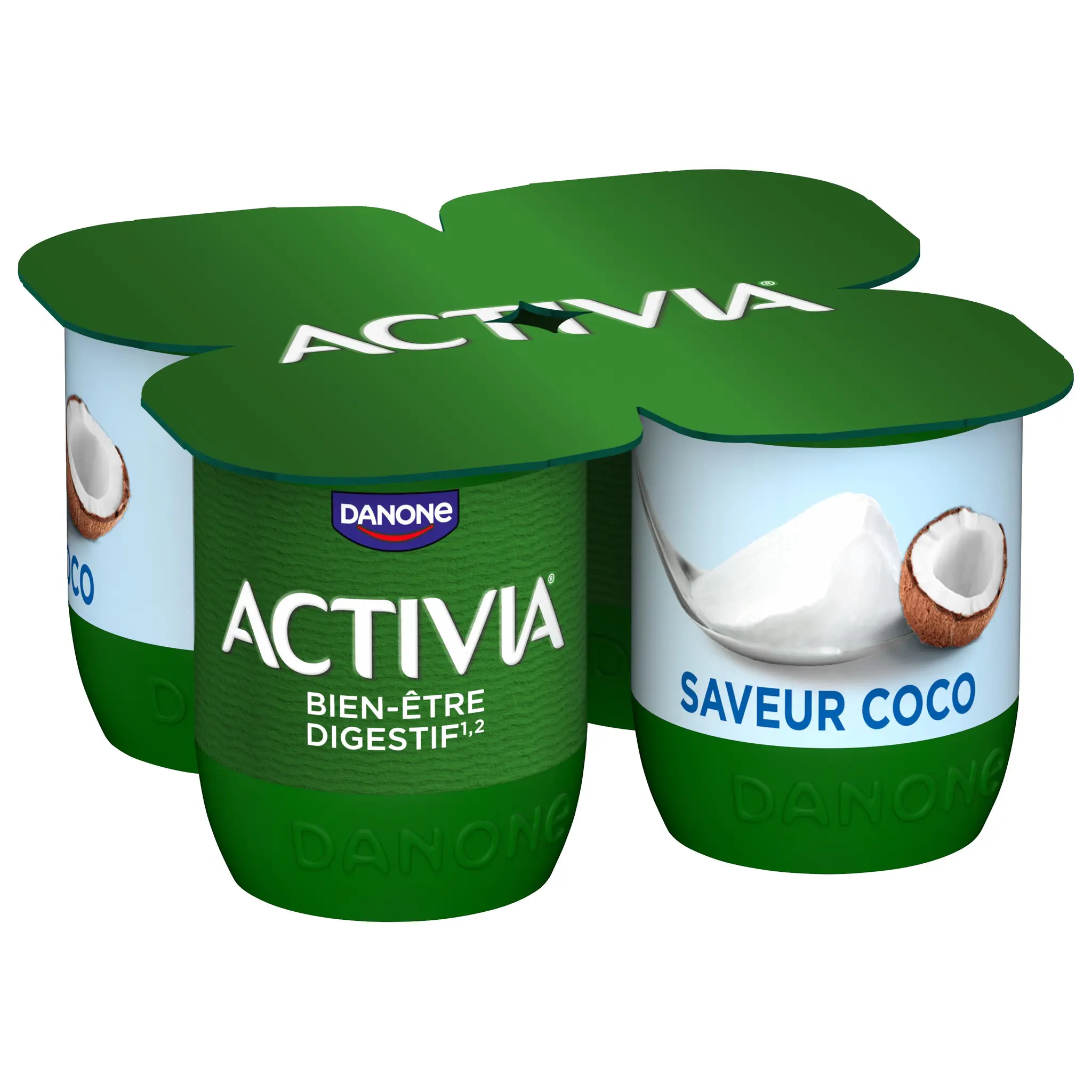 ACTIVIA Probiotiques - Yaourt au bifidus saveur coco