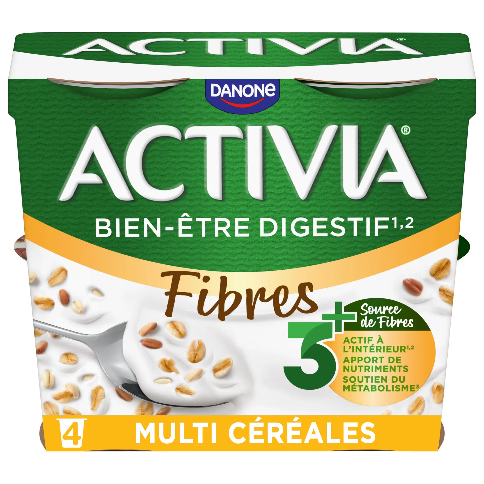 ACTIVIA Yaourt au bifidus et aux céréales