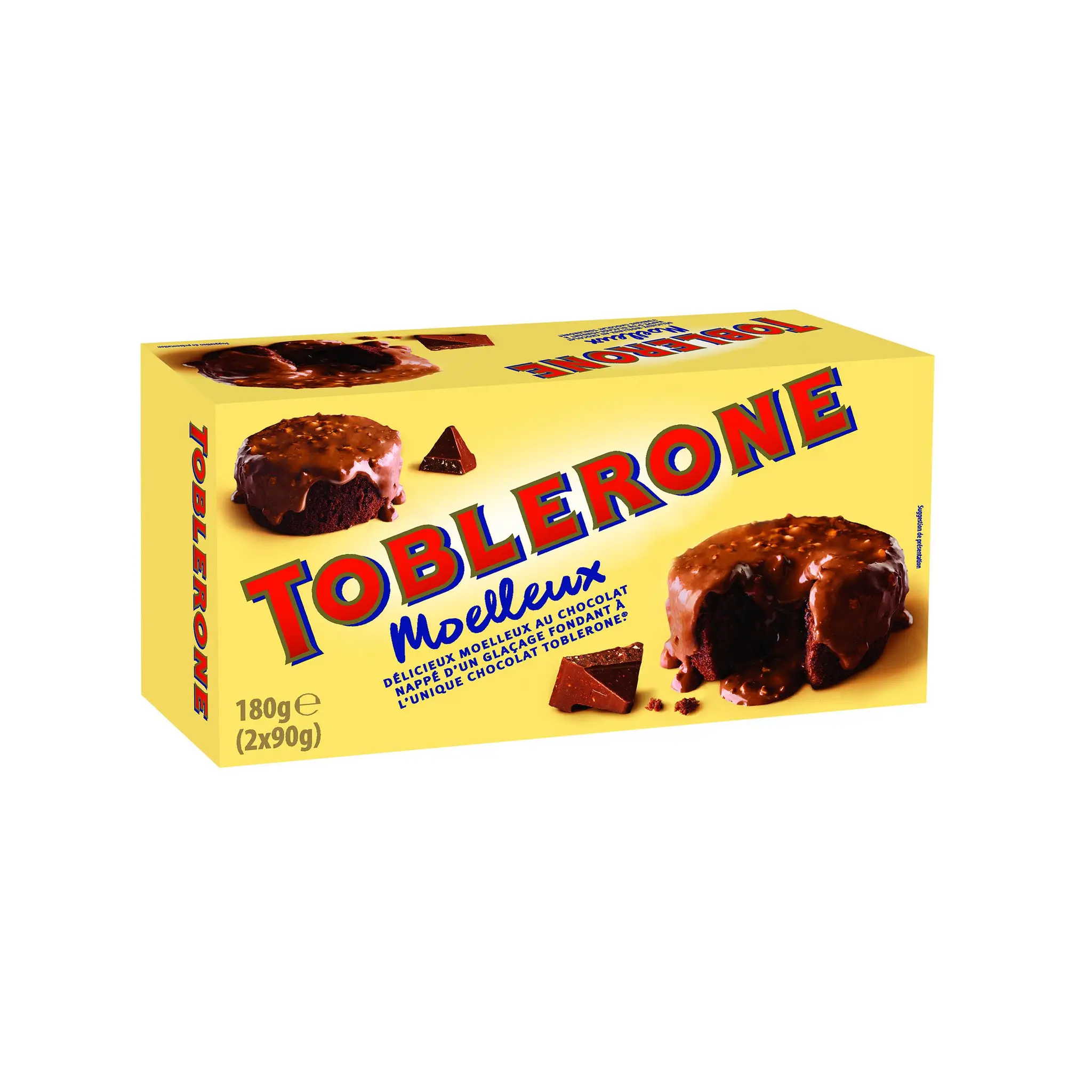 TOBLERONE Moelleux au chocolat nappé d'un glaçage fondant