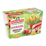ANDROS Spécialité rhubarbe avec morceaux fondants