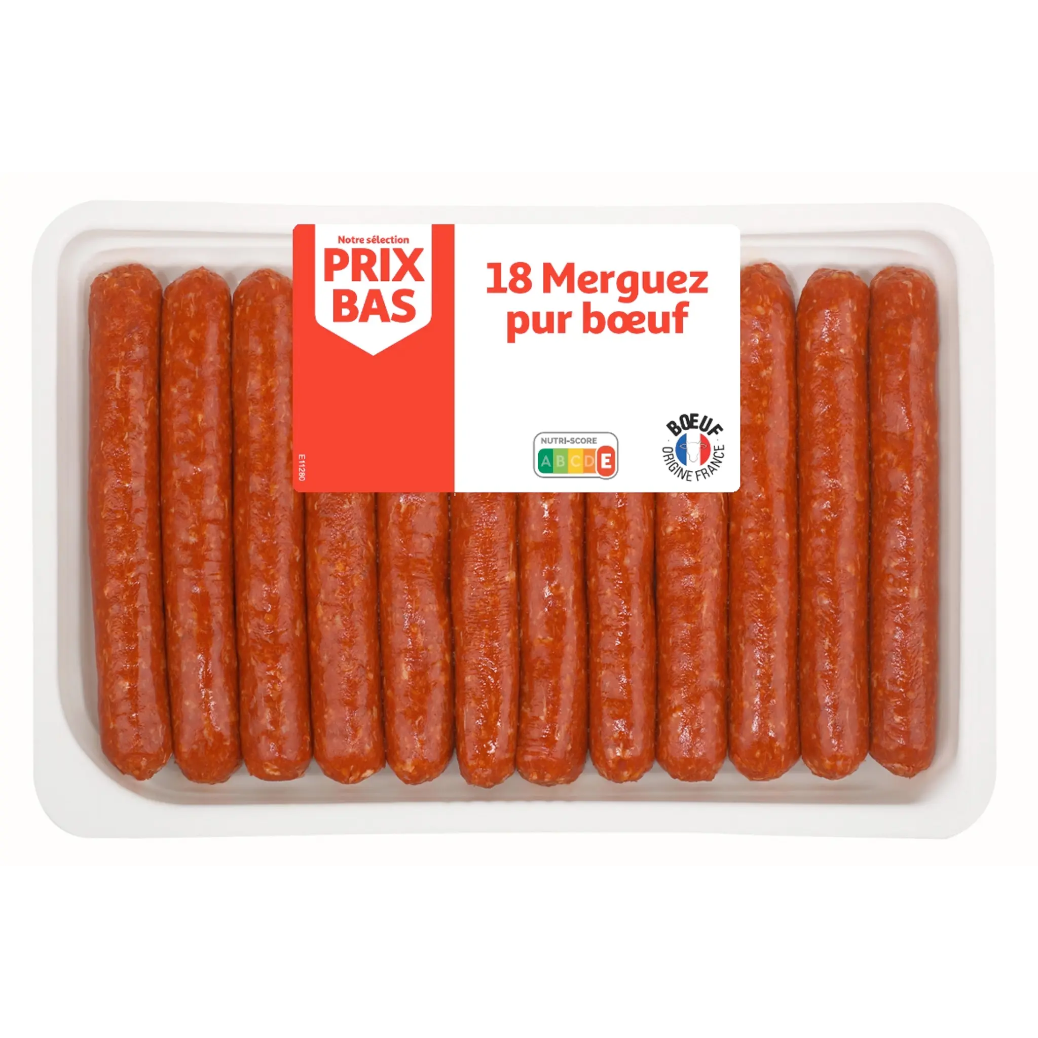PRIX BAS Merguez pur bœuf