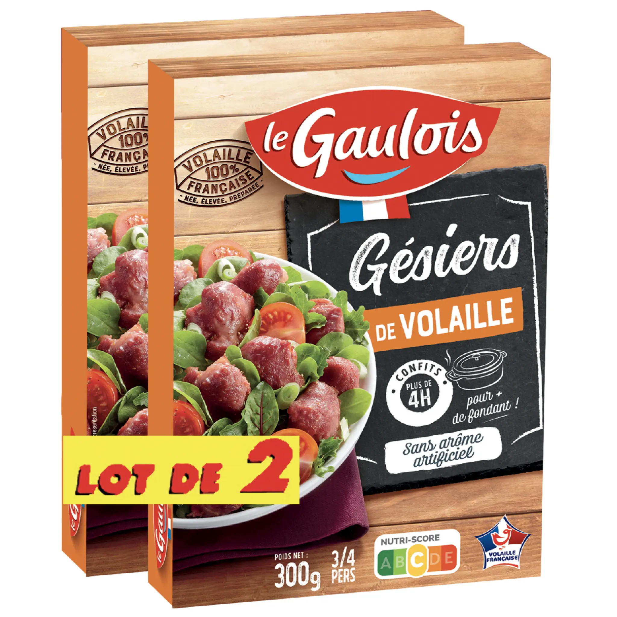 LE GAULOIS Gésiers de volaille confits
