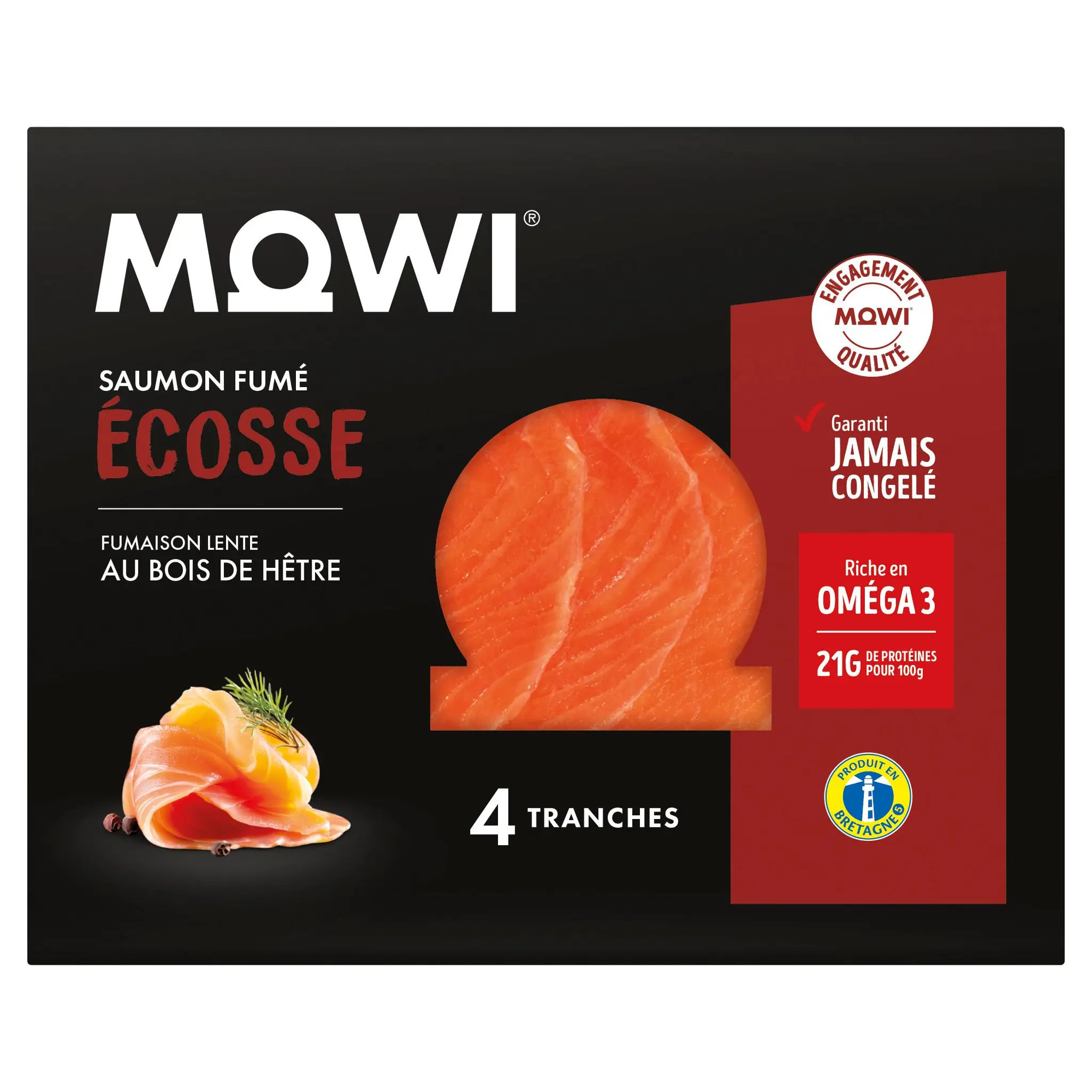 MOWI Saumon fumé d'Ecosse ASC