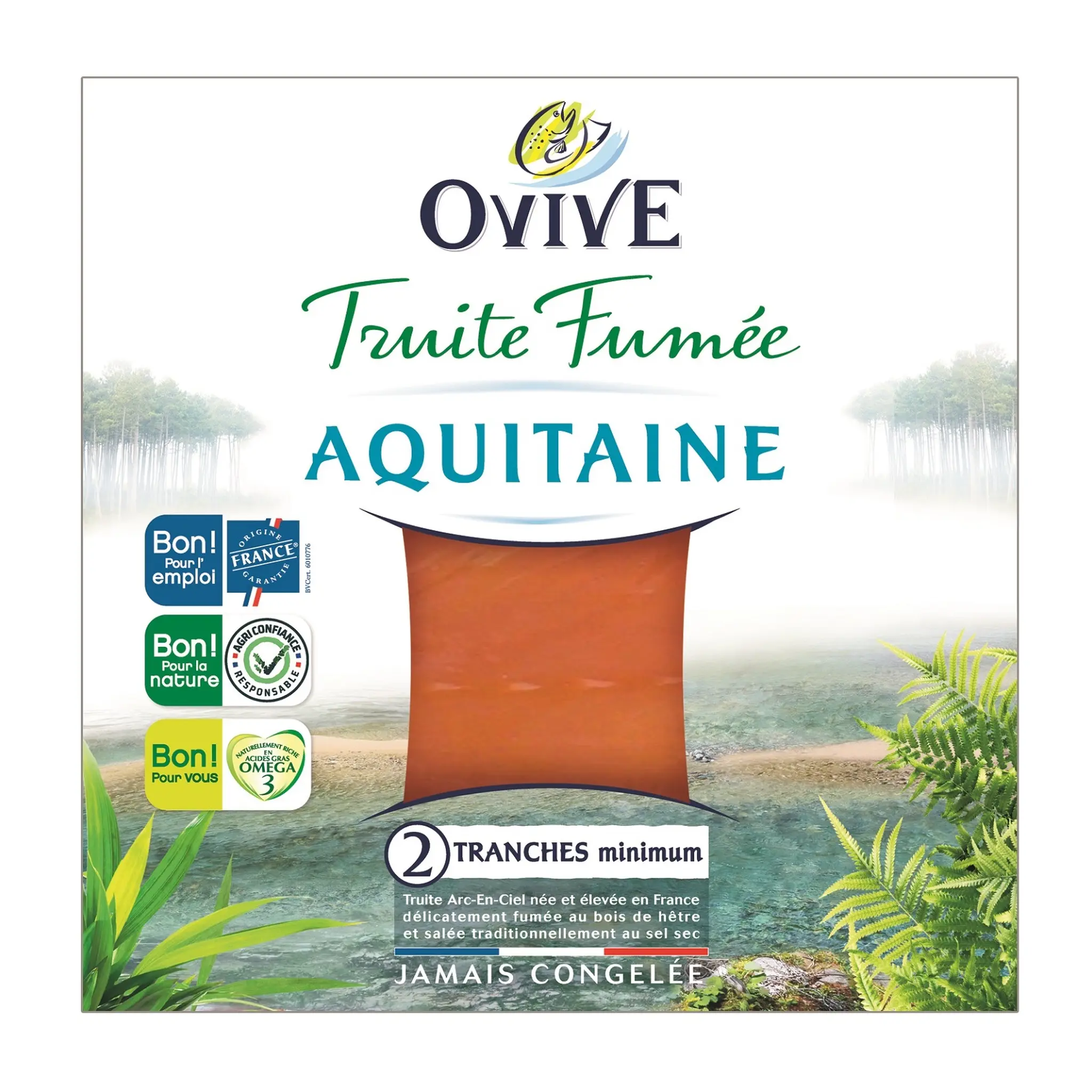 OVIVE Truite fumée d'Aquitaine