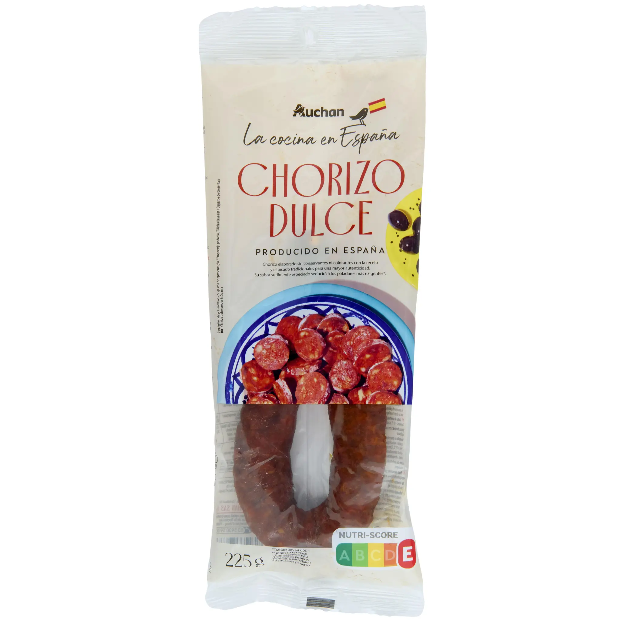 AUCHAN LA COCINA EN ESPANA Chorizo Dulce
